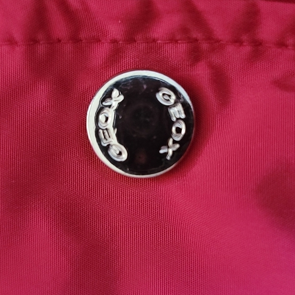 Geox Respira Hooded Thermal Jacket in Pink Rose Size Small - Picture 16 of 17